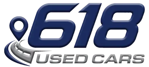 618 Used Cars Logo Blue and Gray
